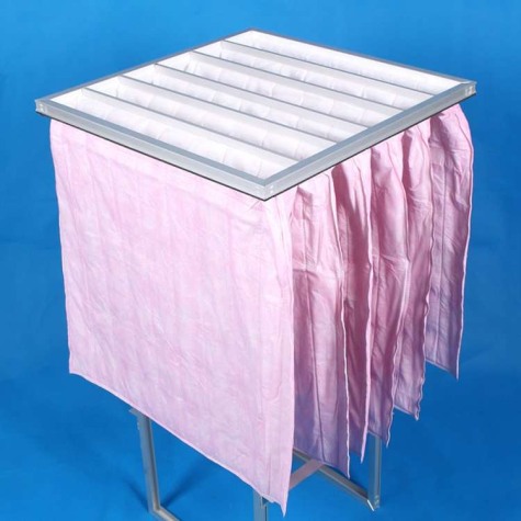 中效袋式過濾器_粉色